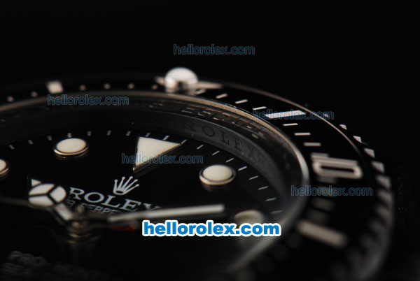 Rolex Sea-Dweller Pro-Hunter Automatic Movement Full PVD with Black Ceramic Bezel and Black Dial - Click Image to Close